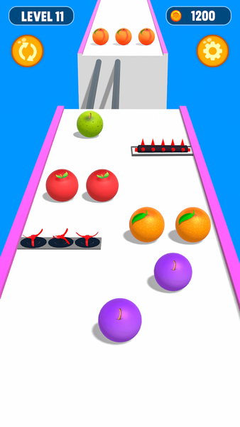 Ball Run Fruit: Fruit Merge - عکس بازی موبایلی اندروید