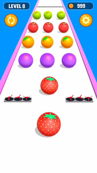 Ball Run Fruit: Fruit Merge - عکس بازی موبایلی اندروید