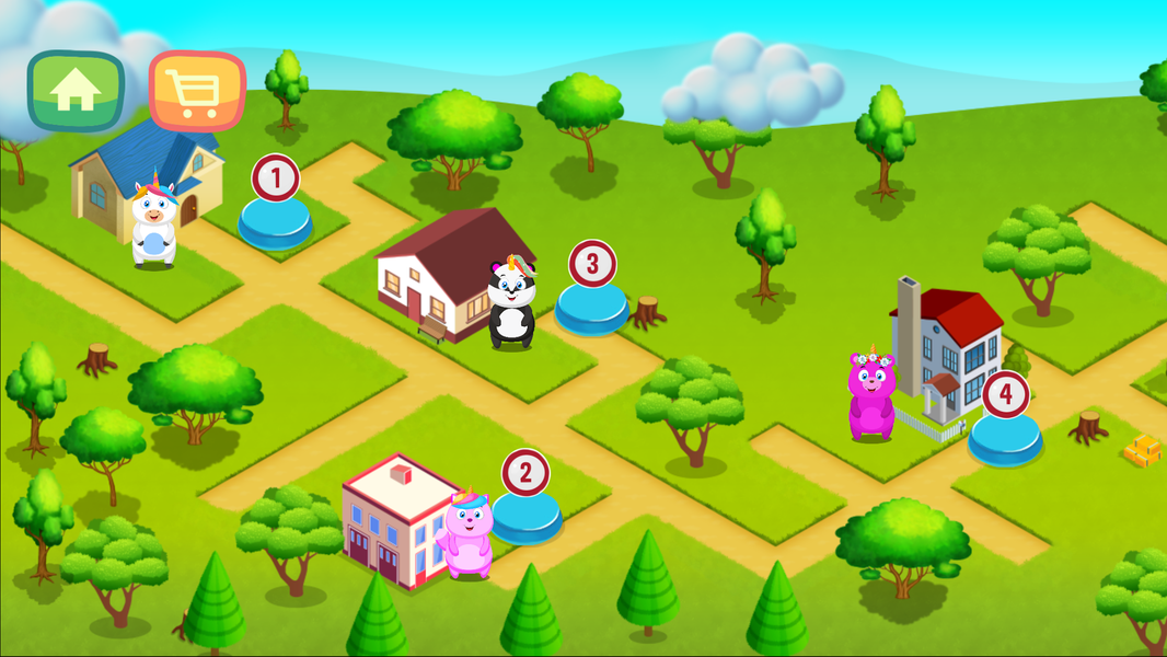 Unicorn Baby Pet Vet Care Game - Gameplay image of android game