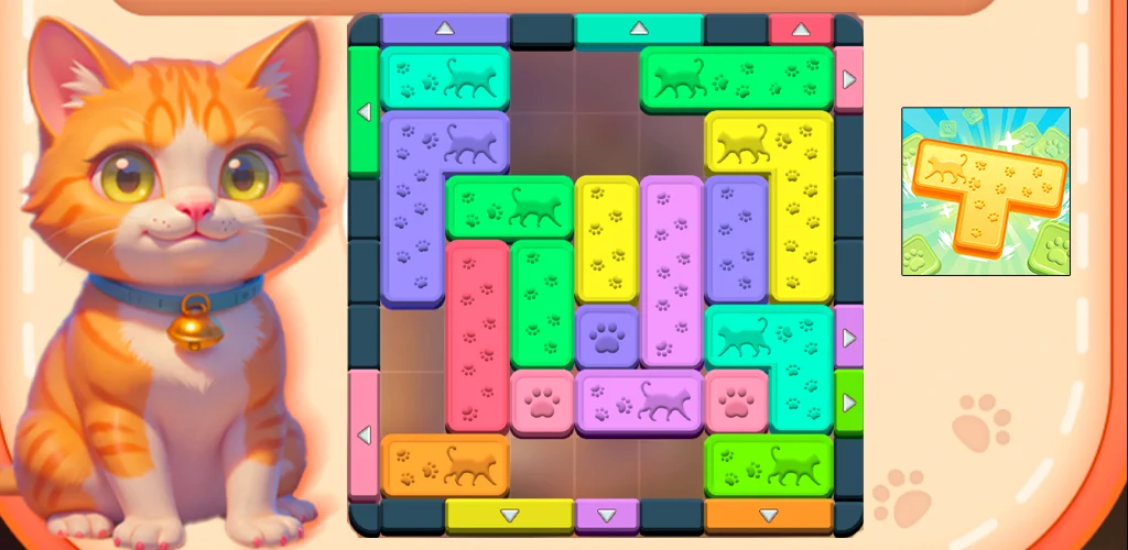 Tap Color Cube Away: ۳D Puzzle - عکس بازی موبایلی اندروید