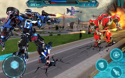 Big Foot Robot Jet Transform - Gameplay image of android game