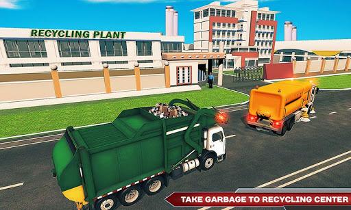 Garbage Truck Simulator Driver - Gameplay image of android game