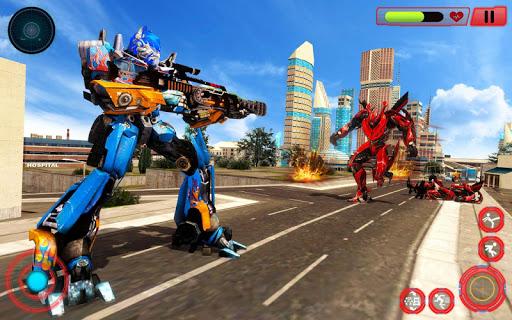 Anaconda Robot Truck Transform - Gameplay image of android game