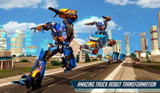 Anaconda Robot Truck Transform - Gameplay image of android game