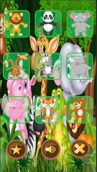 sound animals for kids - Gameplay image of android game