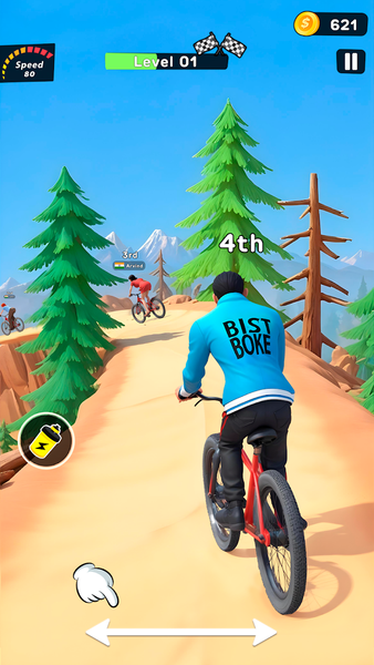 MTB Downhill Racer - عکس بازی موبایلی اندروید