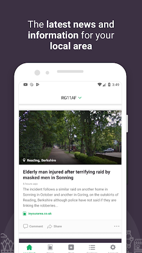 InYourArea - Local News & Info - Image screenshot of android app
