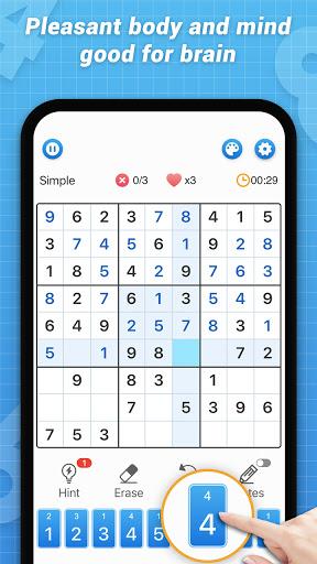 Sudoku - Exercise your brain - Gameplay image of android game