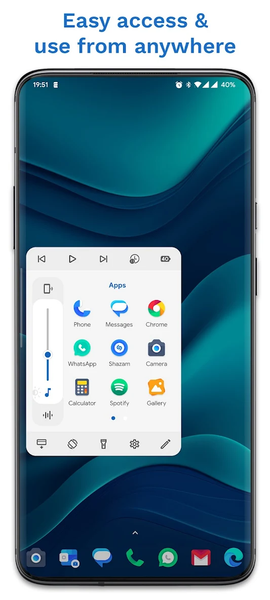 Edge Card Launcher: Side Panel - عکس برنامه موبایلی اندروید