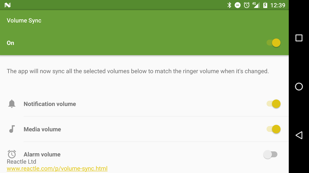 VolumeSync - Sync your volume - عکس برنامه موبایلی اندروید
