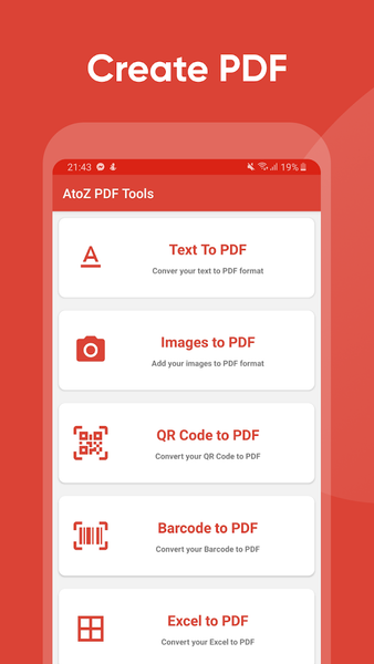 PDF Reader Tools - Sign PDF, C - Image screenshot of android app