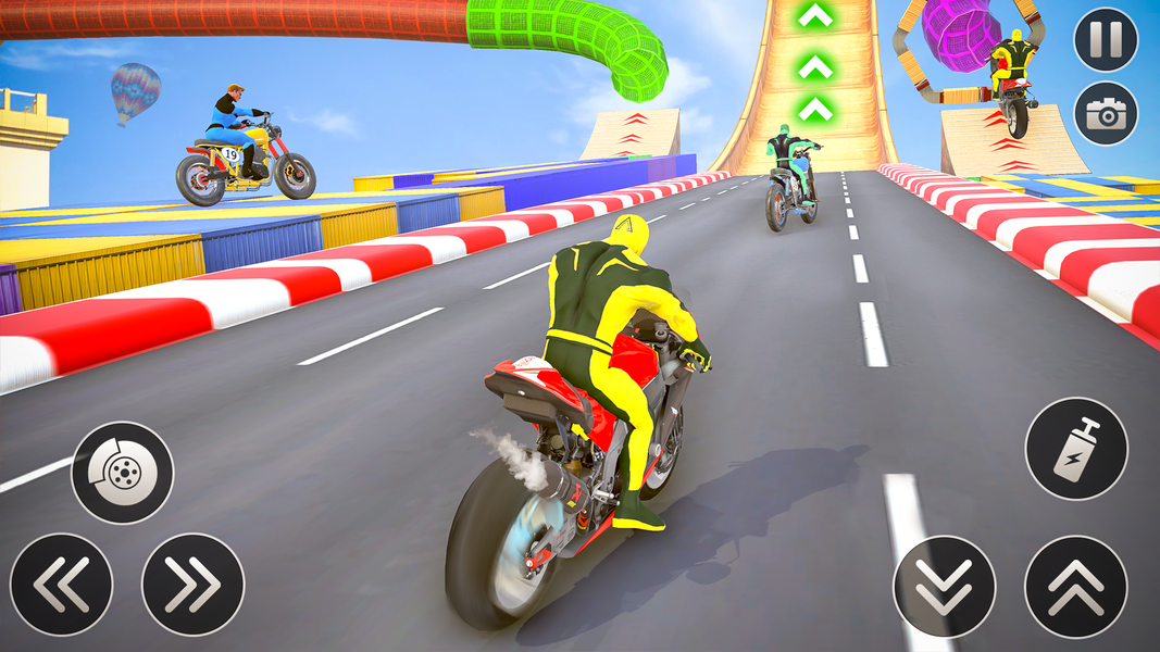 Bike Stunt Games 3D Bike Games - Gameplay image of android game
