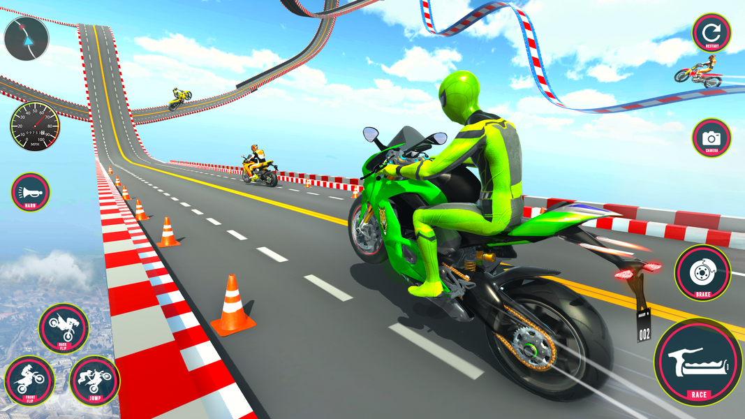 Bike Stunt Games 3D Bike Games - عکس بازی موبایلی اندروید