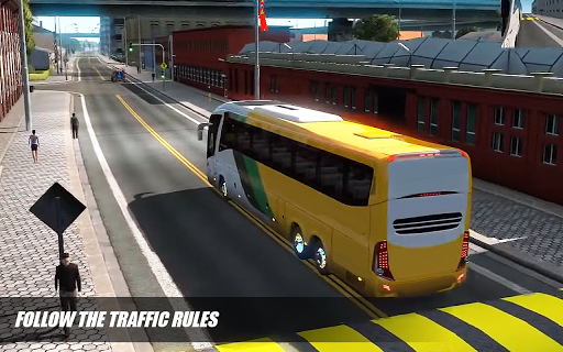 Coach Driver Hill Bus Simulator 3D - Gameplay image of android game