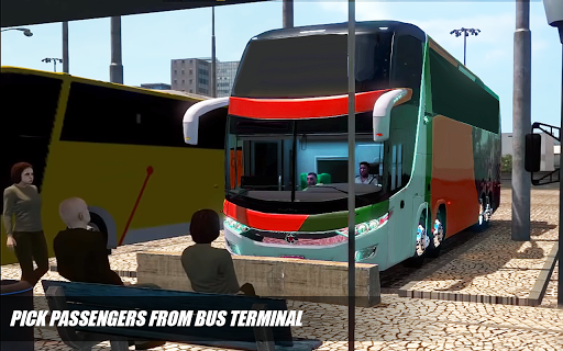 Coach Driver Hill Bus Simulator ۳D - عکس بازی موبایلی اندروید