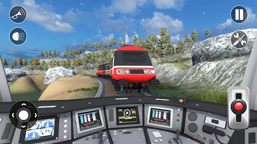 City Train Driver Simulator 3D - Gameplay image of android game