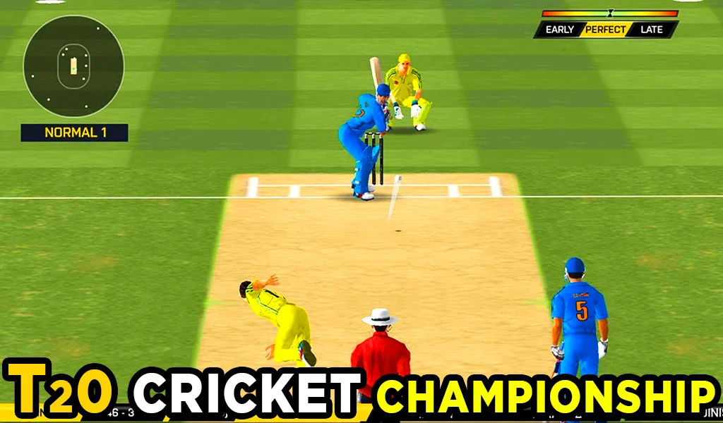 real world T20 cricket 2022 - Gameplay image of android game