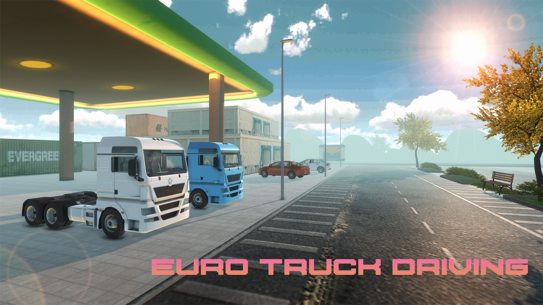 Euro Truck Driving - عکس بازی موبایلی اندروید