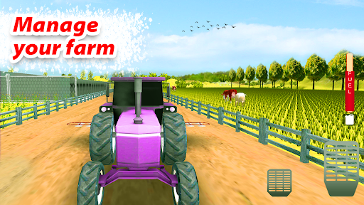 Real Farm Town Farming Game - Gameplay image of android game