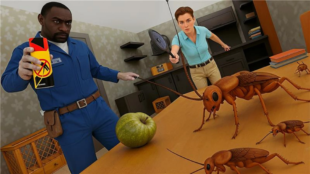 Scary Cockroach Fun Simulator - عکس بازی موبایلی اندروید