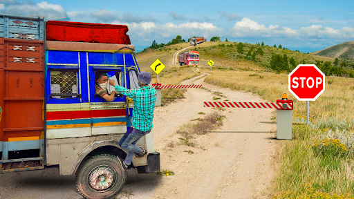 Indian Cargo Truck Simulator - Gameplay image of android game