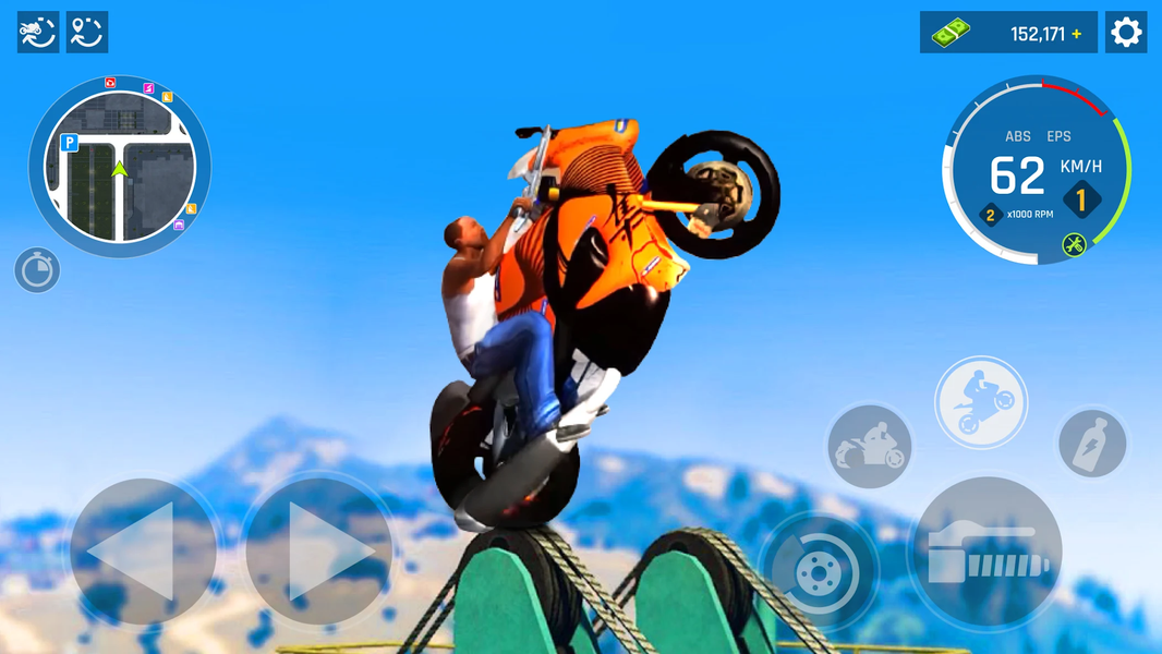 Real Motocycle Driving Game 3D - Gameplay image of android game