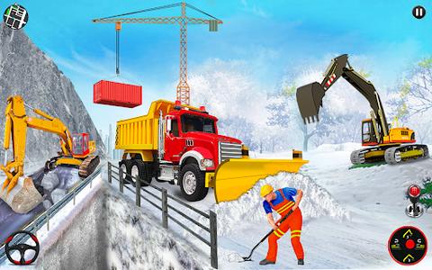 Grand Snow Excavator Simulator - عکس برنامه موبایلی اندروید