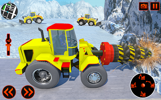 Grand Snow Excavator Simulator - عکس بازی موبایلی اندروید