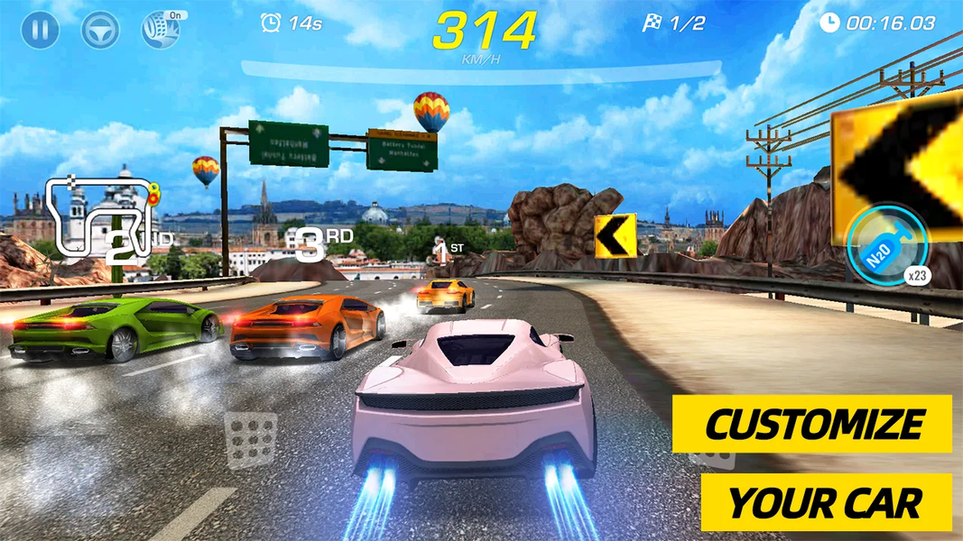 Real Speed Car - Racing 3D - عکس بازی موبایلی اندروید