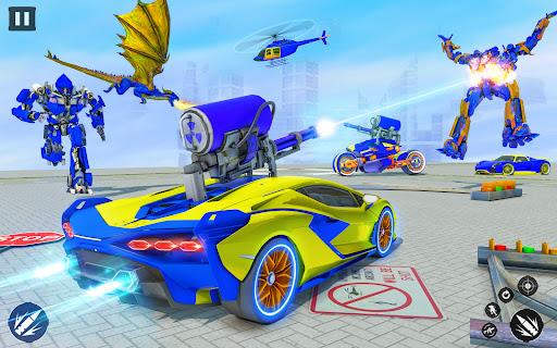 Dragon Robot Police Car Games - Image screenshot of android app
