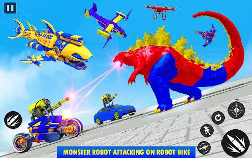 Dragon Robot Police Car Games - Image screenshot of android app