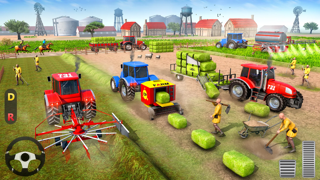 Real Farming: Tractor Game 3D - Gameplay image of android game