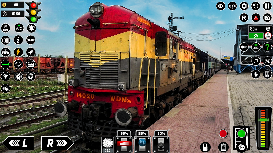 Railroad Train Simulator - عکس بازی موبایلی اندروید