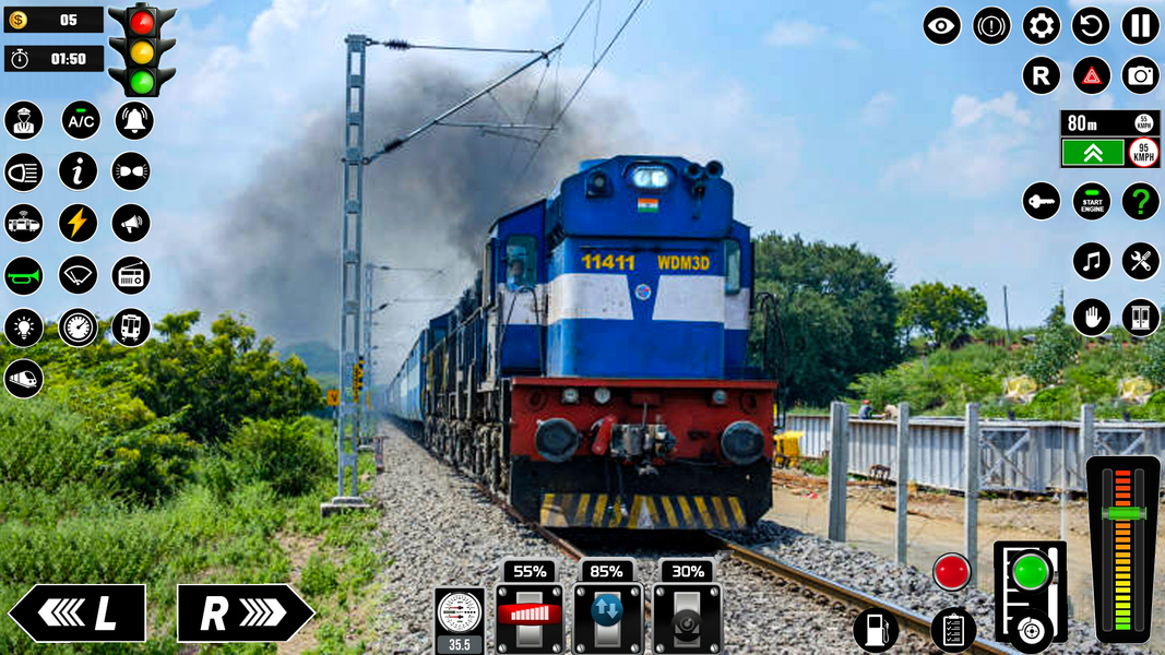 Real Train Simulator 3D Game - عکس بازی موبایلی اندروید