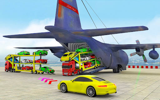 Crazy Car Transport Truck Game - Gameplay image of android game