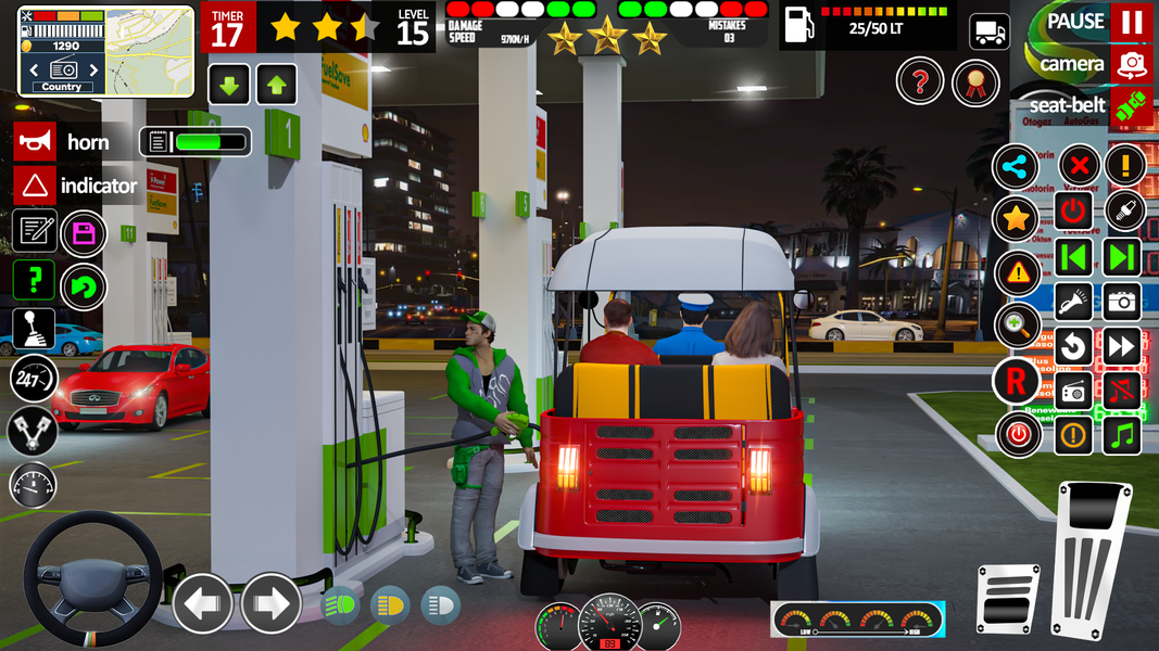 TukTuk Rickshaw Driving Games - عکس برنامه موبایلی اندروید