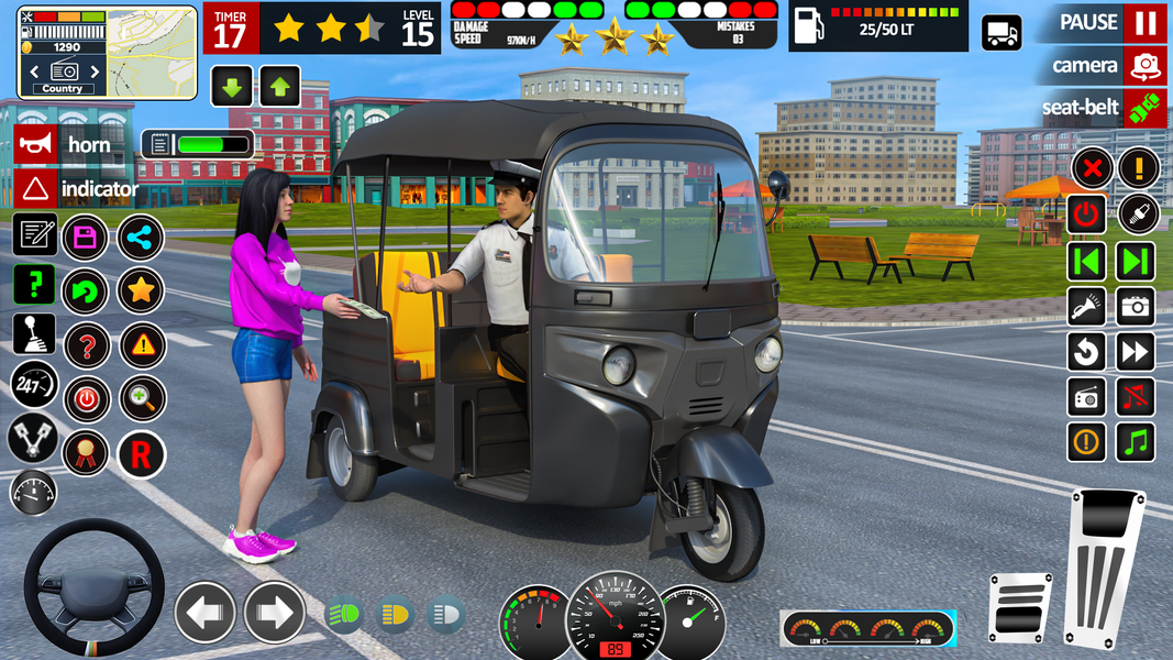 TukTuk Rickshaw Driving Games - عکس برنامه موبایلی اندروید