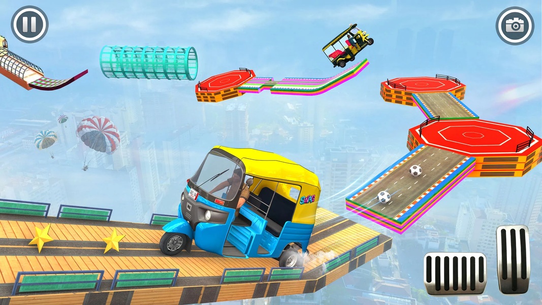 Tuk Tuk Auto Rickshaw Games 3D - Gameplay image of android game