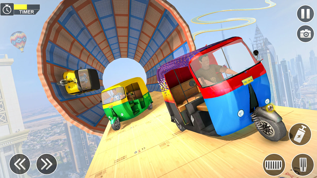 Tuk Tuk Auto Rickshaw Games 3D - Gameplay image of android game