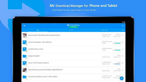 MJ Downloader - Accelerate and Organize Downloads - Image screenshot of android app