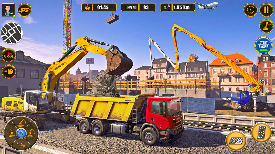 City Road Construction ۳d Game - عکس بازی موبایلی اندروید