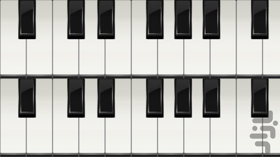 پیانوی واقعی - عکس برنامه موبایلی اندروید