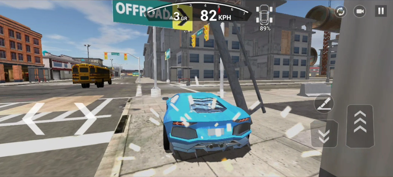 Traffic Driving 3D: Racing Car - Gameplay image of android game