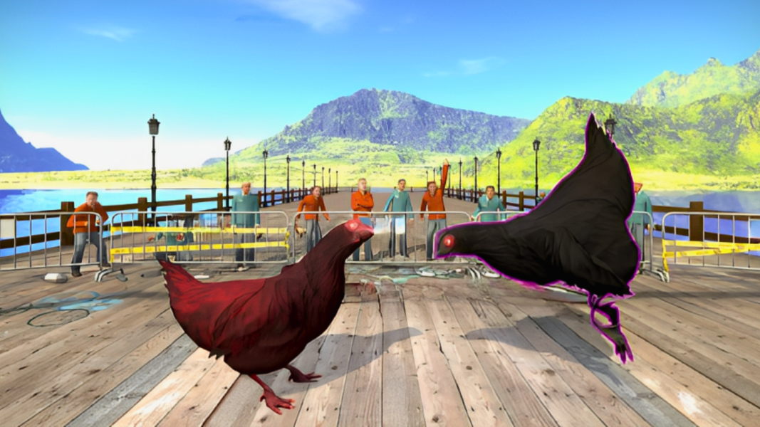 Angry Chicken Fighting - Gameplay image of android game