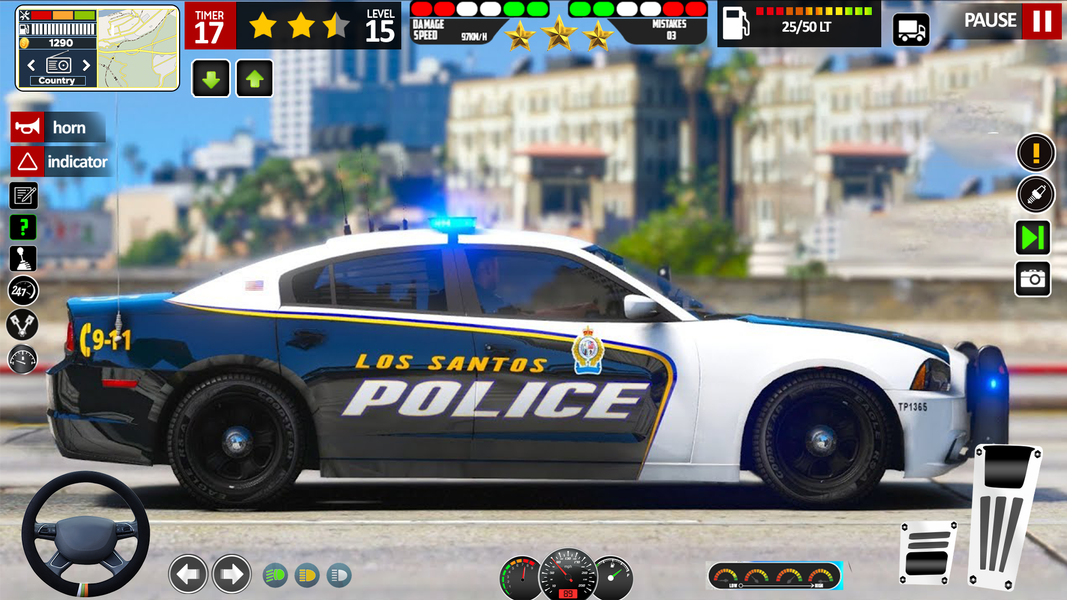 Real City Police Cop Simulator - Gameplay image of android game