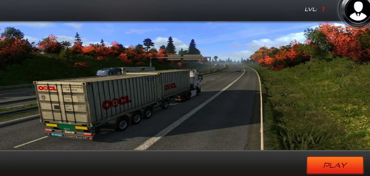 Simulator Real Truck Driving - Gameplay image of android game
