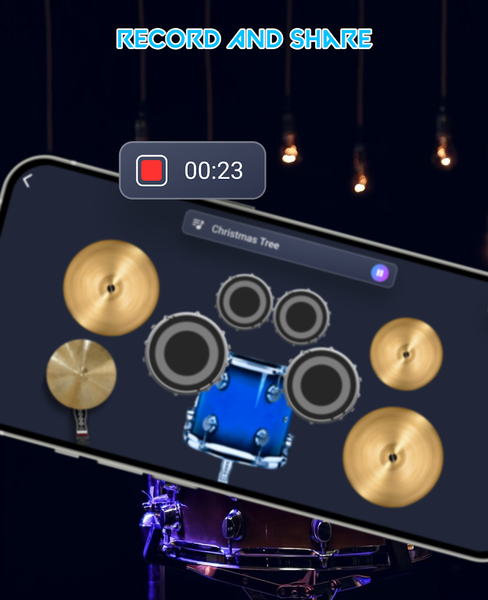 Real Drum Pad & Beat Maker - عکس برنامه موبایلی اندروید