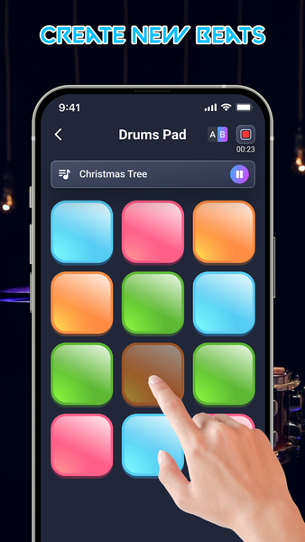 Real Drum Pad & Beat Maker - عکس برنامه موبایلی اندروید
