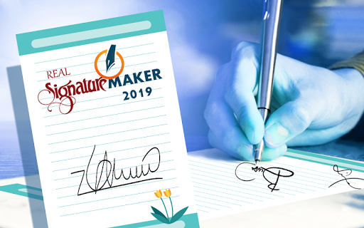 Real Signature Maker & Creator - عکس برنامه موبایلی اندروید