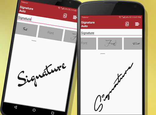 Real Signature Maker & Creator - عکس برنامه موبایلی اندروید